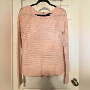 American Eagle Outfitters Light Pink Crew Neck Sweater